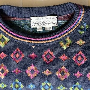 Vintage Men’s Sweater by Tricots St. Raphael Large